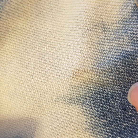 Barney Cools Men's Bleached B Rigid Blue White Jean Jacket Size M - Picture 13 of 16